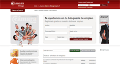 Desktop Screenshot of camaramalagaempleo.com